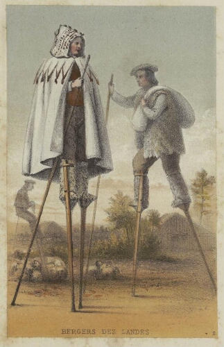 Costumes de la Région Pyrénéenne, 2 – Bergers des Landes