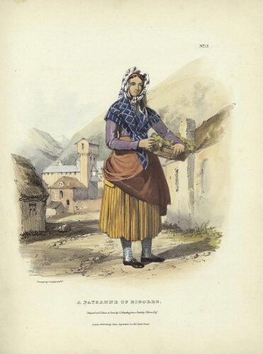 The Costumes of the French Pyrenees N° 12 – A Paysanne of Bigorre