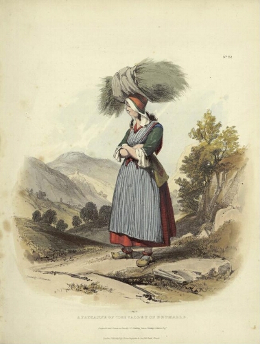 The Costumes of the French Pyrenees N° 22 – A Paysanne of the Valley of Betmalle