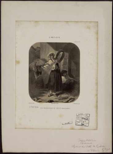 L'Artiste, Salon de 1857 – Les vanneuses de Béost (Basses-Pyrénées)