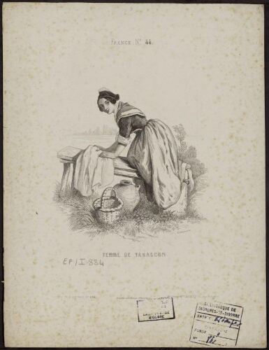 France N° 44, Musée des Costumes N° 232 – Femme de Tarascon
