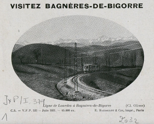 Visitez Bagnères-de-Bigorre : Ligne de Lourdes à Bagnères-de-Bigorre