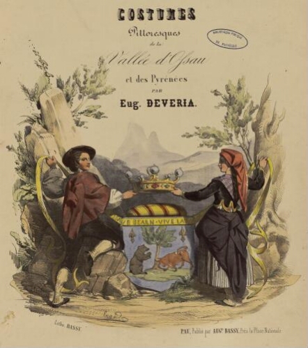 Costumes Pittoresques de la Vallée d'Ossau et des Pyrénées – Page de titre