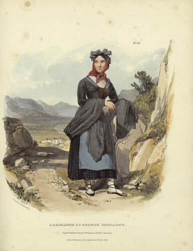 The Costumes of the French Pyrenees N° 30 – A Paysanne of French Cerdagne