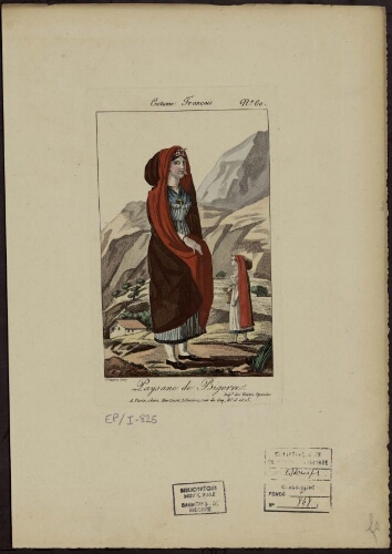 Costume Français N° 60 – Paysanne de Bigorre (Hautes-Pyrénées)