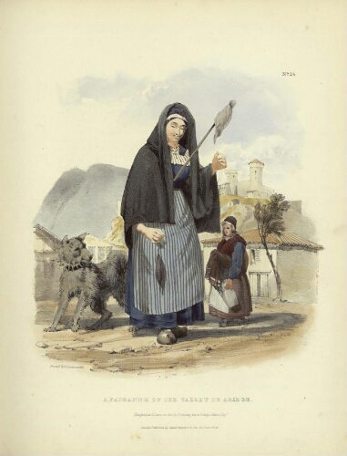 The Costumes of the French Pyrenees N° 24 – A Paysanne of the Valley of Ariége
