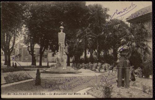 Bagnères-de-Bigorre – Le Monument aux Morts [sculpture Gaudéric Gardy] - 38