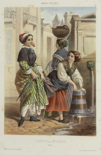 Basses-Pyrénées, 1 – Grisette et servantes à Pau