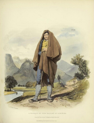 The Costumes of the French Pyrenees N° 23 – A Paysan of the Valley of Ariége
