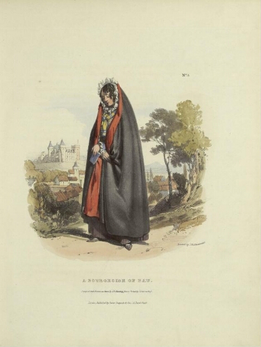 The Costumes of the French Pyrenees N° 5 – A Bourgeoise of Pau