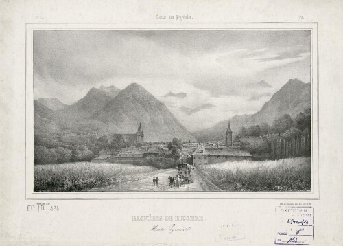 Eaux des Pyrénées – Bagnères de Bigorre. Hautes Pyrénées
